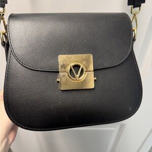 Valentino leather saddle bag
